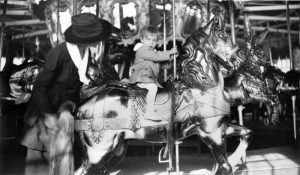 53148_ca_1940_Small_Child_on_Horse_Forest_Park_Queens_lg