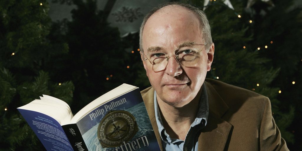 LONDON - DECEMBER 17: Author Philip Pullman unveils his 'Find Your Daemon' Christmas trail and exhibition at London Zoo on December 17, 2004 in London. The exhibition is based on "His Dark Materials" trilogy of books, helps visitors to the zoo find their own daemon. (Photo by MJ Kim/Getty Images)